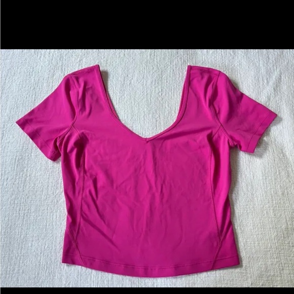 Lululemon Sonic pink align t-shirt - Picture 6 of 6